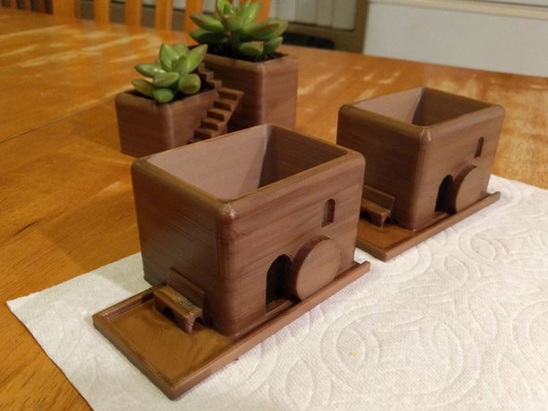 城堡花盆