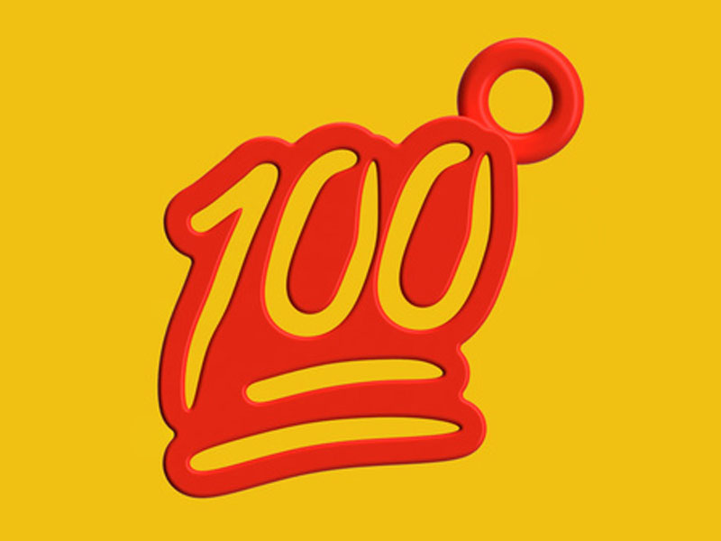 100表情钥匙链