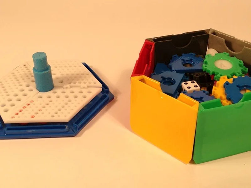 六边形棋盘游戏存储盒