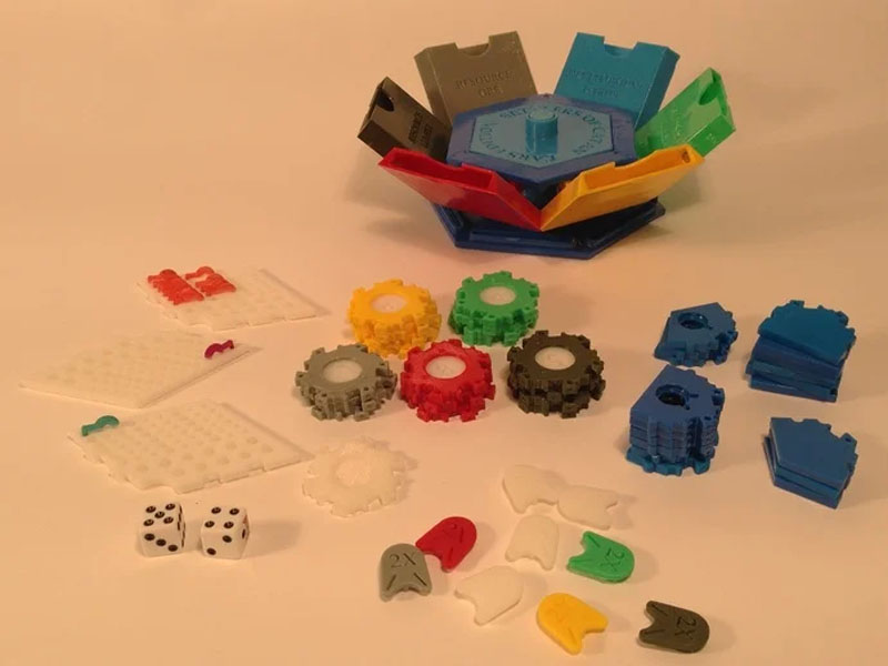 六边形棋盘游戏存储盒