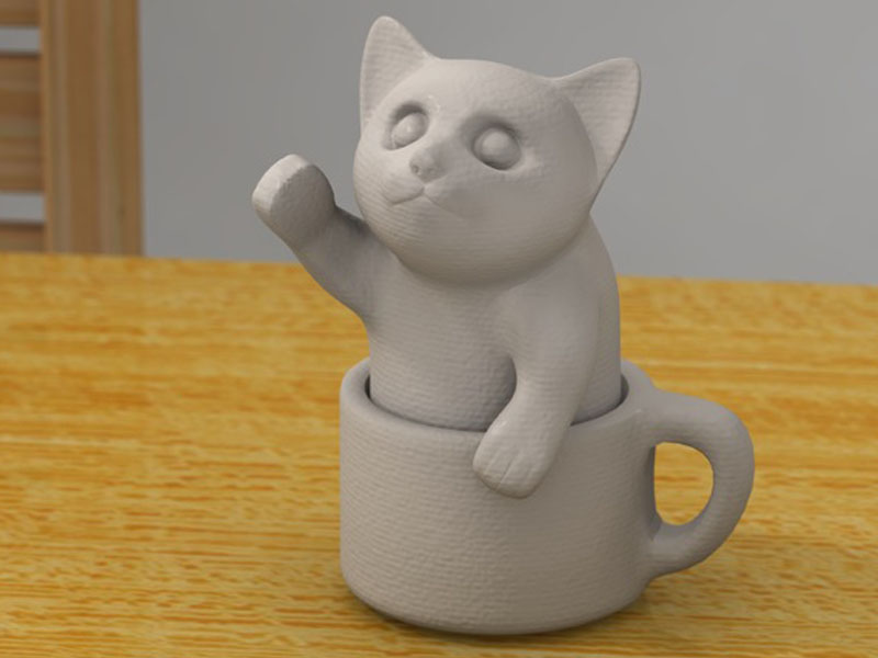 杯子里的小猫