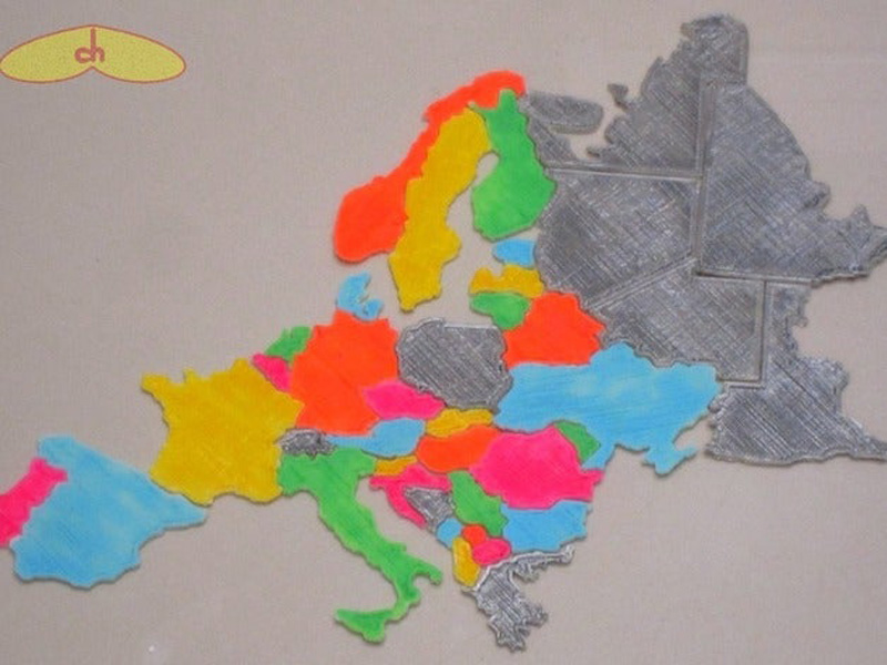 欧洲地图拼图