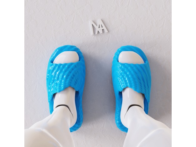 3D可打印拖鞋