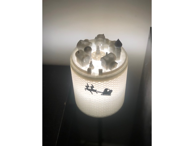 圣诞村灯罩 圣诞村灯罩