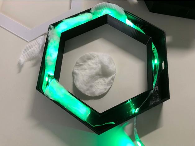 LED六边形展示灯架 LED六边形展示灯架